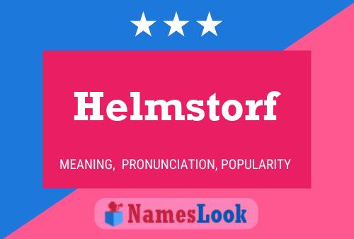 Póster del nombre Helmstorf