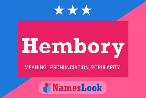 Póster del nombre Hembory