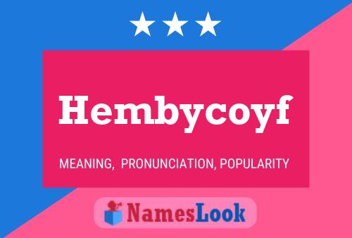 Póster del nombre Hembycoyf