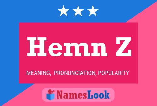 Póster del nombre Hemn Z