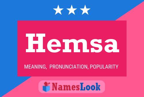 Póster del nombre Hemsa