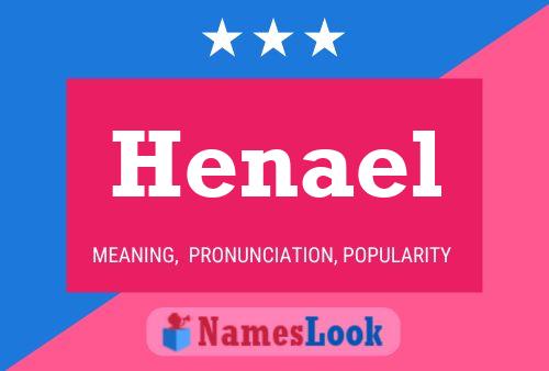 Póster del nombre Henael