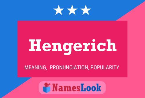 Póster del nombre Hengerich