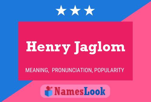 Póster del nombre Henry Jaglom