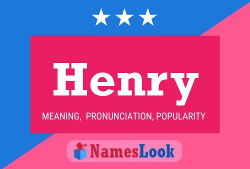 Póster del nombre Henry