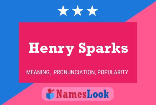 Póster del nombre Henry Sparks