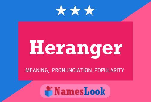 Póster del nombre Heranger