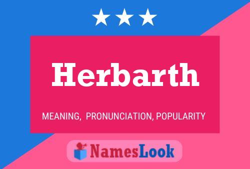 Póster del nombre Herbarth