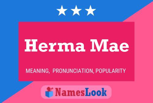 Póster del nombre Herma Mae