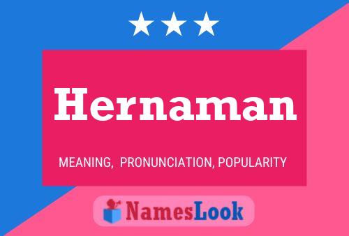 Póster del nombre Hernaman