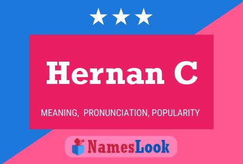 Póster del nombre Hernan C