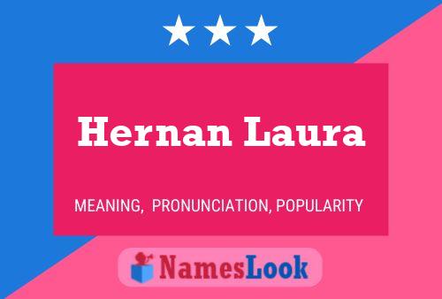 Póster del nombre Hernan Laura