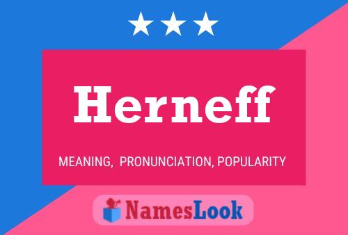 Póster del nombre Herneff