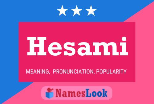 Póster del nombre Hesami