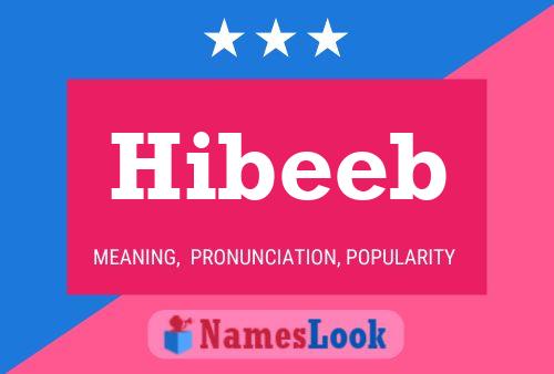 Póster del nombre Hibeeb