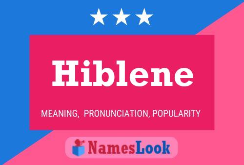 Póster del nombre Hiblene