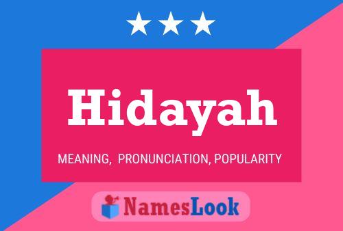 Póster del nombre Hidayah