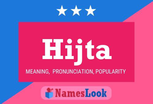 Póster del nombre Hijta