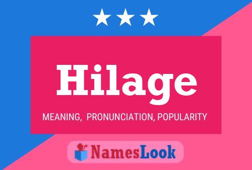 Póster del nombre Hilage