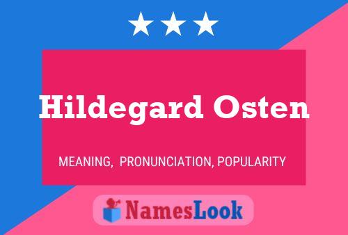 Póster del nombre Hildegard Osten