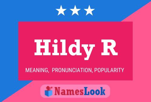 Póster del nombre Hildy R