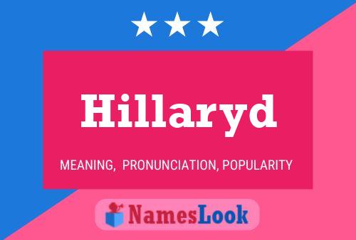 Póster del nombre Hillaryd