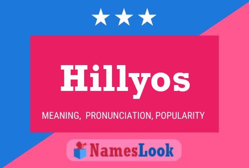 Póster del nombre Hillyos