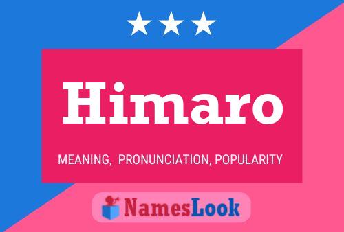 Póster del nombre Himaro