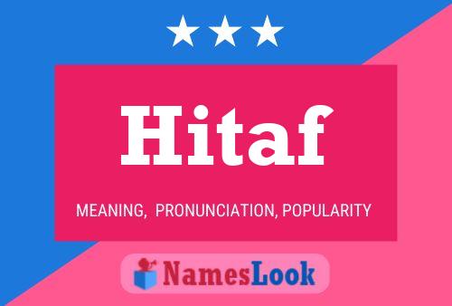 Póster del nombre Hitaf