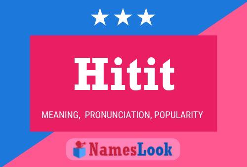 Póster del nombre Hitit