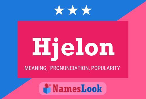 Póster del nombre Hjelon