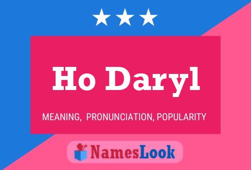 Póster del nombre Ho Daryl