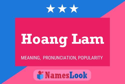 Póster del nombre Hoang Lam