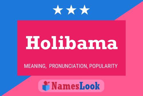 Póster del nombre Holibama