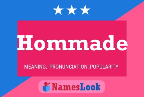 Póster del nombre Hommade