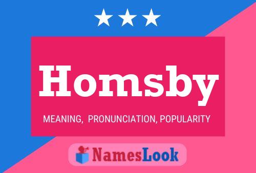 Póster del nombre Homsby