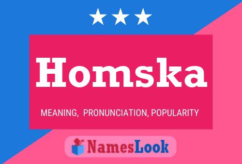 Póster del nombre Homska