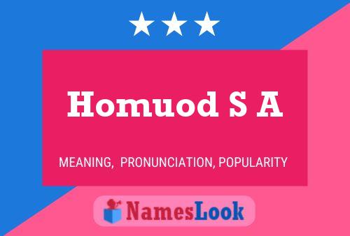 Póster del nombre Homuod S A