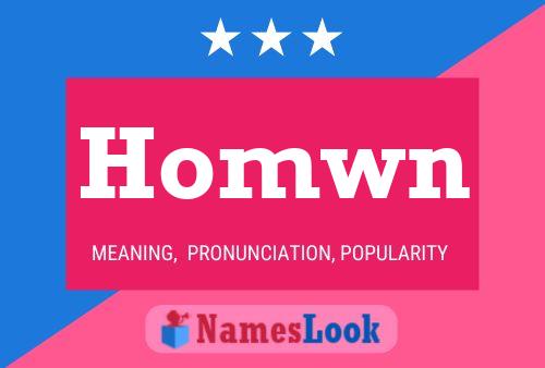 Póster del nombre Homwn