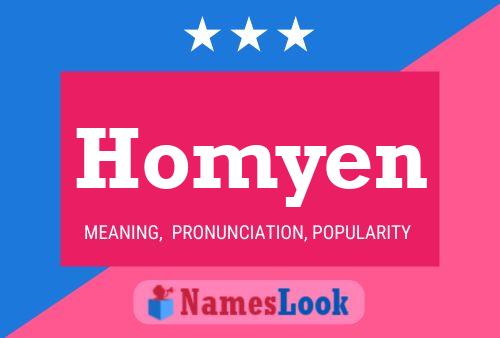 Póster del nombre Homyen