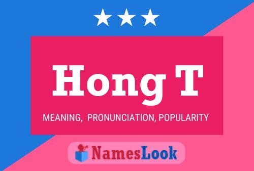 Póster del nombre Hong T