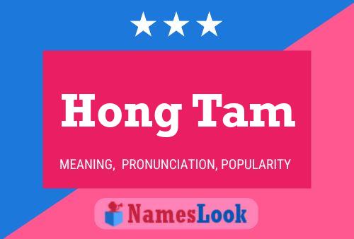 Póster del nombre Hong Tam