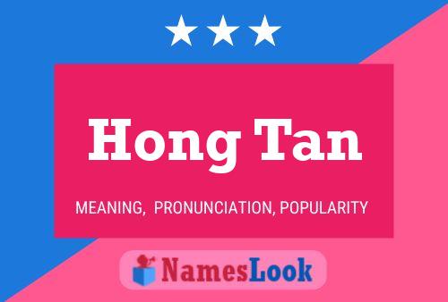 Póster del nombre Hong Tan