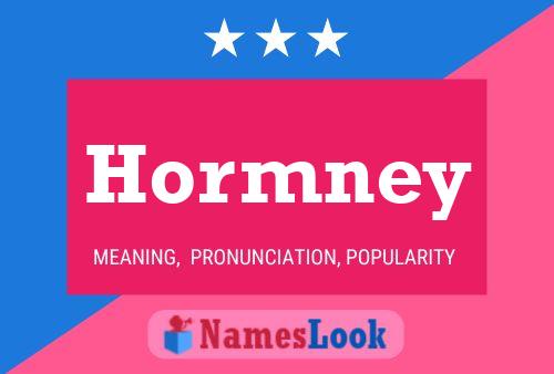 Póster del nombre Hormney