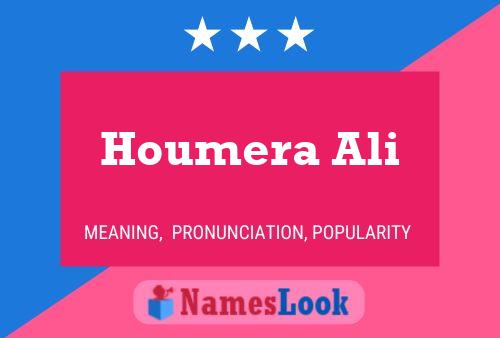 Póster del nombre Houmera Ali