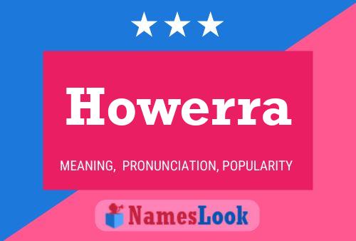 Póster del nombre Howerra