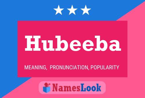 Póster del nombre Hubeeba