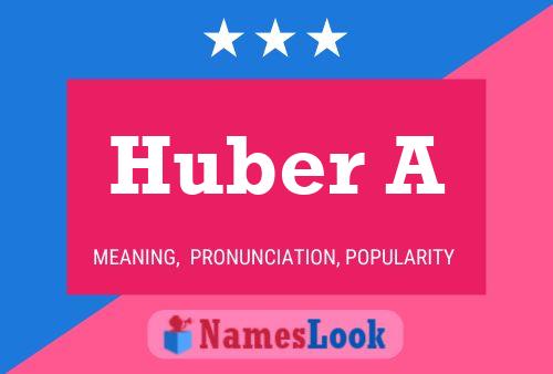 Póster del nombre Huber A