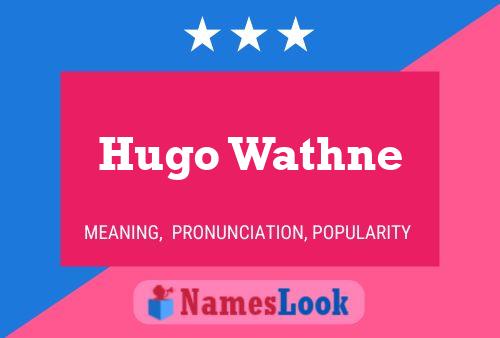 Póster del nombre Hugo Wathne