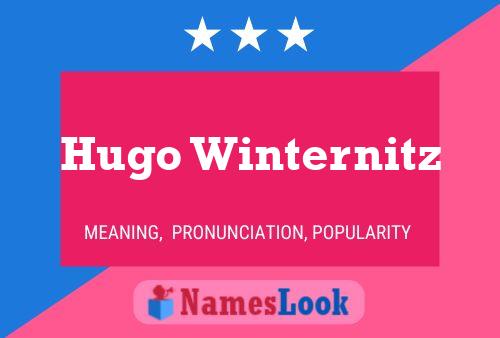 Póster del nombre Hugo Winternitz